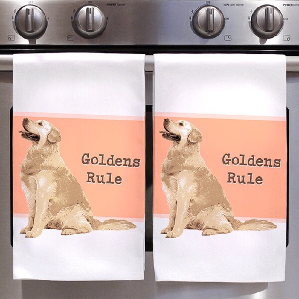 Fiddlers Elbow Goldens Rule Kitchen Towel